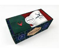 Larousse Coffret Chef de clan bien dans ses chaussettes – 1 mug céramique, 1 paire, 1 livret