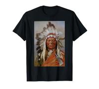 Chef de la fierté amérindienne Sitting Bull, Style rétro, Lakota Sioux T-Shirt