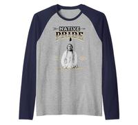 Chef de la Native Pride, Sitting Bull, légende amérindienne Manche Raglan