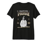 Chef de la Native Pride, Sitting Bull, légende amérindienne T-Shirt Haut de Gamme