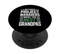 Chef de Projet à la Retraite, Grand-père à la Retraite PopSockets PopGrip Adhésif