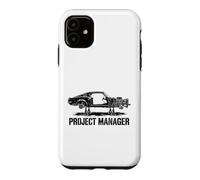 Chef de Projet Constructeur de mécanicien Automobile pour Hot Car Rod Guy Coque pour iPhone 11