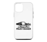 Chef de Projet Constructeur de mécanicien Automobile pour Hot Car Rod Guy Coque pour iPhone 12/12 Pro