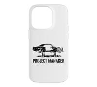 Chef de Projet Constructeur de mécanicien Automobile pour Hot Car Rod Guy Coque pour iPhone 14 Pro