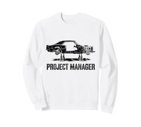 Chef de Projet Constructeur de mécanicien Automobile pour Hot Car Rod Guy Sweatshirt