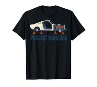 Chef de Projet Mécanicien de Restauration Automobile Classique en tôle T-Shirt