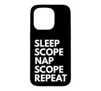 Chef de Projet Sleep Nap Scope Repeat Lover Coque pour iPhone 15 Pro