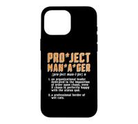 Chef de Projet Un gestionnaire organisationnel Gestion de Projet Coque pour iPhone 16 Pro Max