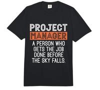 Chef de Projet Une Personne Qui Scrum Master Gestion de Projet Comfort Colors Adult Heavyweight T-Shirt