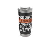 Chef de projet Une personne qui Scrum Master Gestion de projet Gobelet isotherme en acier inoxydable double paroi
