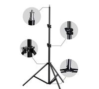 Chef de quartier - Trépied de photographie et de Studio vidéo 78 pouces/6.5 pieds/200CM, support de lumière à vis pour réflecteur Photo, boîte souple, arrière-plan de parapluie, 1/4 pouces