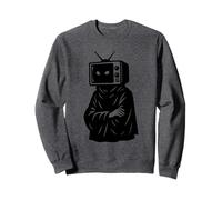 Chef de télévision rétro dans un art de rue surréaliste Sweatshirt