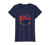 Chef d'équipe Officiel de 5e année pour Les Jeunes réussisseurs T-Shirt, Femme, Bleu Marine, XS