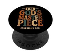 Chef-d'œuvre de Je suis Dieu, Ephésiens 2 10 - Vintage Christian PopSockets PopGrip Adhésif