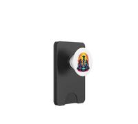 Chef-d'œuvre d'échecs Coucher de Soleil - Roi d'échecs et Chevaliers PopSockets PopWallet pour MagSafe