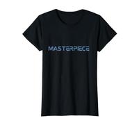 Chef-d'œuvre T-Shirt Graphique avec Valeur, Femme, Noir, XL