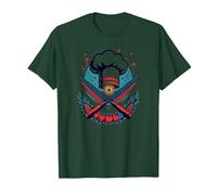 Chef étoilé T-Shirt, Homme, Vert Forêt, 3XL