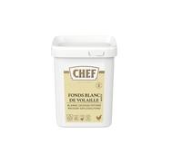 CHEF Fond Blanc de Volaille 800 g | Base Culinaire Professionnelle | Idéal Sauces, Soupes, Ragoûts et Plats mijotés