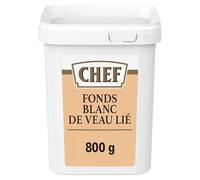 CHEF - Fonds Blanc de Veau Lié Déshydraté - Velouté et Sauce Blanche - 800g