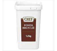 CHEF - Fonds Brun Lié Déshydraté - Goût Prononcé de Bœuf Rôti - 1.2kg