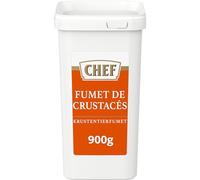 CHEF - Fumet de Crustacés Déshydraté - 15% de Crustacés - Boîte de 900g