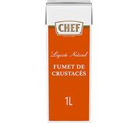 CHEF - Fumet de Crustacés Naturel Liquide - Sauce, Fonds et Fumet - 1L