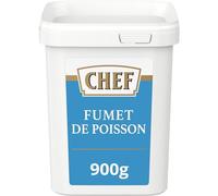 CHEF - Fumet de Poisson Déshydraté - 22,9% de Chair de Poisson Blanc - 900g