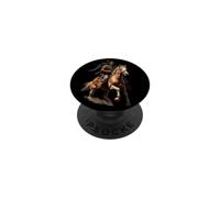Chef Guerrier amérindien américain Cheval PopSockets PopGrip Adhésif