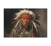 Chef - Indien，1000 Pièces Puzzle en Papier Créatif Éducatif Jigsaw Puzzle Jouet Anti-Stress pour Adultes Enfants Bricolage Jeux Parent-Enfant（38x26cm）-AH17