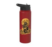 Chef indien Chef Fête des Amérindiens Peuples autochtones Stainless Steel Insulated Water Bottle