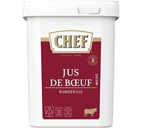 CHEF - Jus de Bœuf Déshydraté - Sauce, Fonds et Fumet - Boîte de 600g