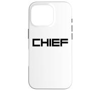 Chef | Leader, Maître et Chef | Armée et Discipline Coque pour iPhone 16 Pro