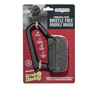 Chef Master Brosse de barbecue sans poils - Maille en acier inoxydable ArmorTec très résistante - Puissance de nettoyage à la vapeur activée par l'eau - Nettoyant pour barbecue sans produits chimiques