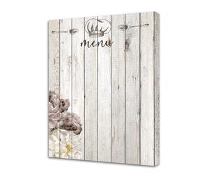 CHEF MENU tableau noir G6822 PINTDECOR