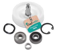 Chef-Mix Entraînement y Compris Roulement pour TM21 Remplacement pour Vоrwerk Thermоmix Zubehoer TM21 - Roue Dentée Jeu de roulements à Billes pour Robot de Cuisine Thermоmix Vоrwerk TM21