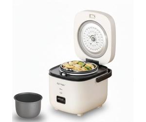 Chef o Matic Cooker - Cuiseur à Riz Électrique 1,2L - Multicuiseur Compact avec Fonction Maintien au Chaud et Arrêt Automatique - Cuisson Vapeur Rapide, Cuve Antiadhésive Amovible
