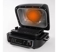 Chef O Matic Grill d'Intérieur Électrique, Smart Cook 8-in-1, 1500W, Multifonction, 10 Programmes, Economique, 3 paniers multifonctions supplémentaires, Contrôle digital