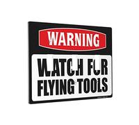 Chef Outlet Montre d'avertissement pour outils volants Plaque murale Plaque décorative Triple Switch Siding