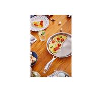 BEKA Poêle à frire Chef 12068314 – Inox 18/10 20 cm – Compatible induction, Argenté