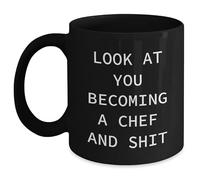 Chef, Regarde-Toi Devenir Chef Et Tout Ça Tasses Avec Poignée Tasse À Café Impression Tasse Pour Collègue Lait Famille 330Ml