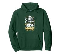 Chef remuant la Magie Irlandaise de la Saint-Patrick Sweat à Capuche