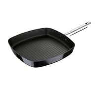 Chef Sauce PIXEL Pro | Poêle grill antiadhésive de 28 cm de côté et 4,5 cm de hauteur | en aluminium pressé | revêtement MultiClad et manche Stay Cool en acier | pour tout type de plaques