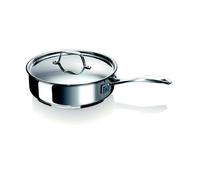 BEKA Sauteuse Chef 24 cm Inox 18/10 avec couvercle, Tous feux compatible induction