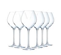 Chef&Sommelier - Collection Cheer Up - 6 verres à vin blanc 35 cl en Cristallin - Verres Modernes et Élégants - Résistance Hors Norme - Transparence Absolue
