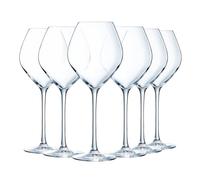 Chef&Sommelier - Collection Cheer Up - 6 verres à vin rouge 55 cl en Cristallin - Verres Modernes et Élégants - Résistance Hors Norme - Transparence Absolue