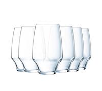 Chef & Sommelier - Collection Open Up - 6 verres hauts 35 cl en Cristallin - Modernes et Elégants - Fabriqués en France - Emballage renforcé