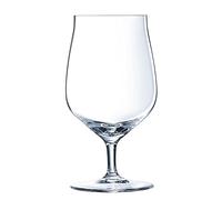 Chef & Sommelier - Collection Séquence - 6 verres à pied bière de 37cl en Cristallin - Design Classique, Harmonieux et Élégants - Résistance Hors Norme - Transparence Absolue