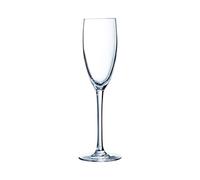 6 flûtes à champagne 16cl Cabernet Tulipe - Chef&Sommelier - Cristallin avec point mousse 30% plus résistant