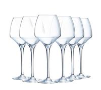 Chef & Sommelier - Collection Open Up - 6 verres à vin 40cl en Cristallin - Universal - Modernes et Elégants - Fabriqués en France - Emballage renforcé