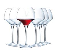 Chef&Sommelier - Collection Open Up - 6 verres à vin 47 cl en Cristallin - Soft - Modernes et Elégants - Fabriqués en France - Emballage renforcé